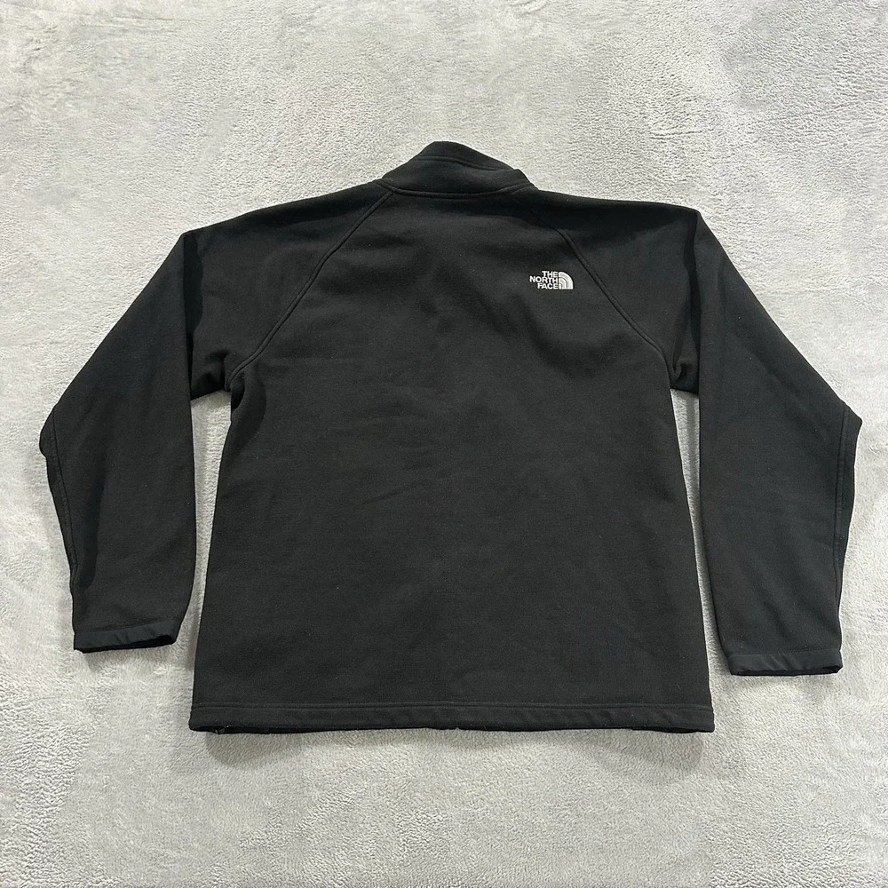 The North Face Jacket Men's Large Black Full Zip TNF Apex Softshell Hiking
